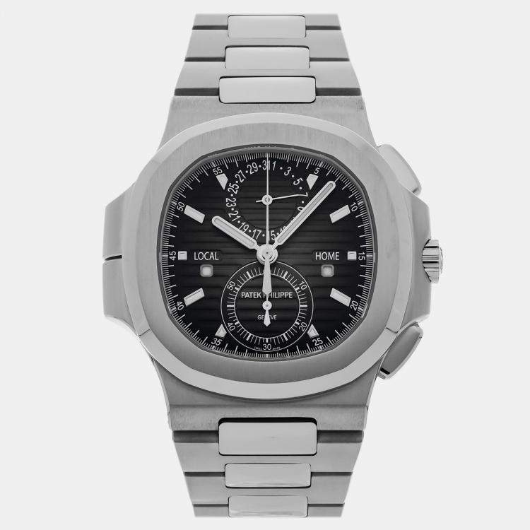 Pre Owned Patek Philippe Nautilus Travel Time Chronograph A