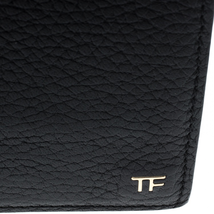 Tom Ford Black Leather Money Clip Wallet Tom Ford The Luxury Closet