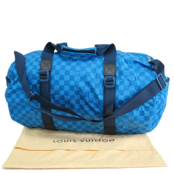 Louis Vuitton Damier Blue Practical Portable Duffel Bag - Buy & Sell - LC