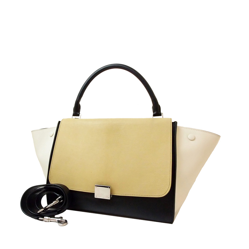 LC - Buy \u0026amp; Sell - Celine Tricolor Medium Pony Hair Trapeze Bag