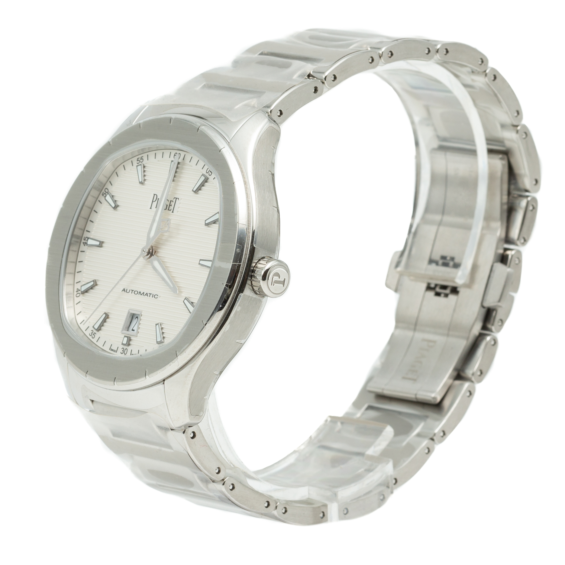 Piaget White Polo S Stainless Steel Automatic Men'S Watch