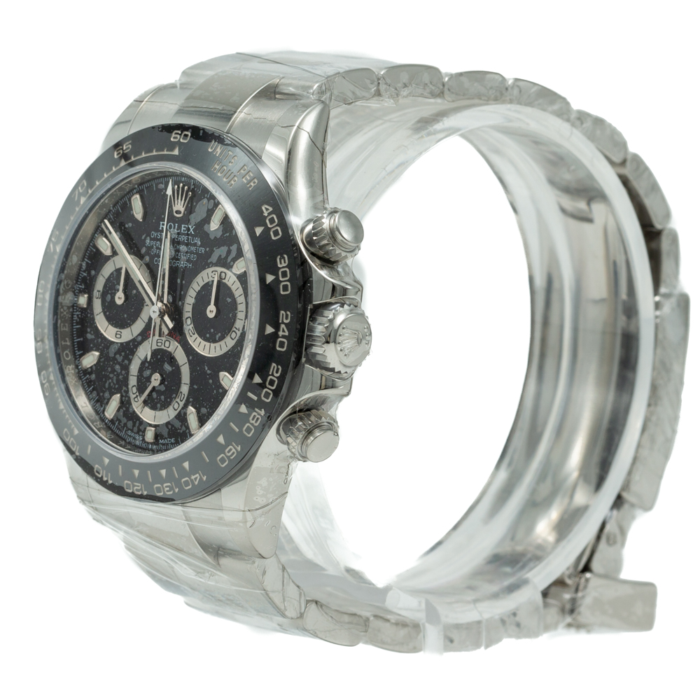 Rolex Black Cosmograph Daytona Stainless Steel Watch
Rolex Black Cosmograph Daytona Stainless Steel Watch
