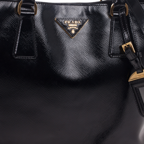 LC - Buy \u0026amp; Sell - Prada Shopping Saffiano Vernice Nero Tote  