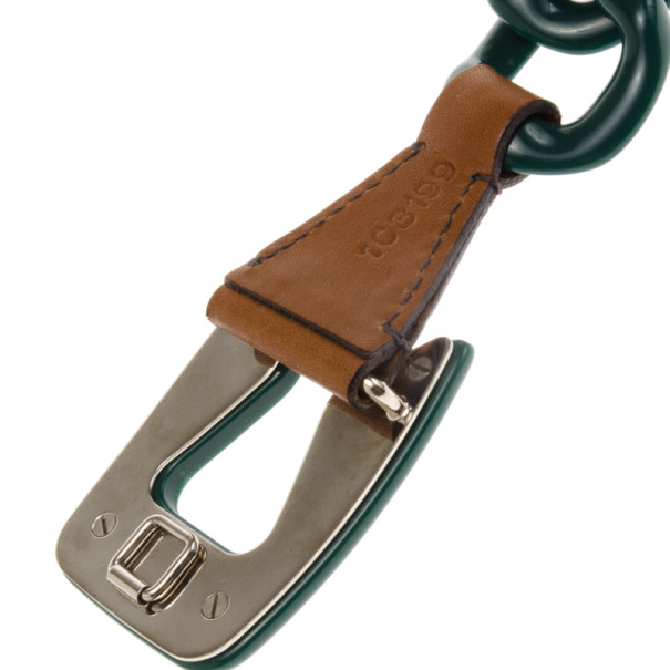 LC - Buy \u0026amp; Sell - Prada Green Plastic Chain Belt 80 CM  