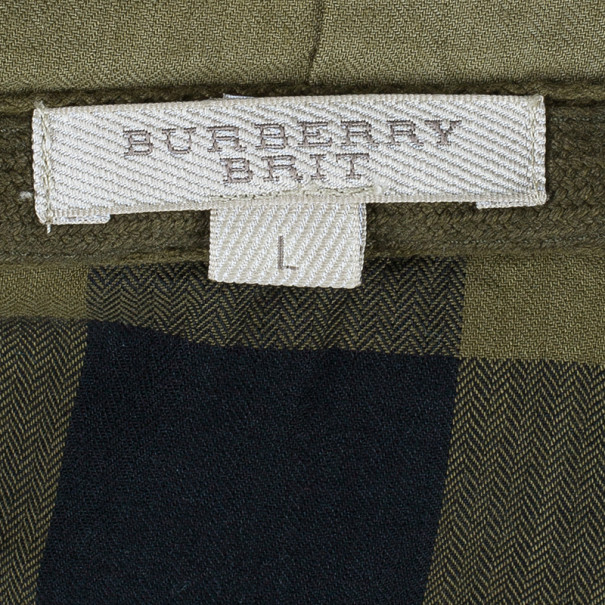 burberry hoodie mens green