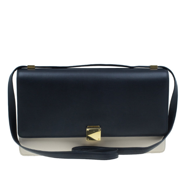 LC - Buy \u0026amp; Sell - Celine Black and White Calfskin Medium Case Flap Bag