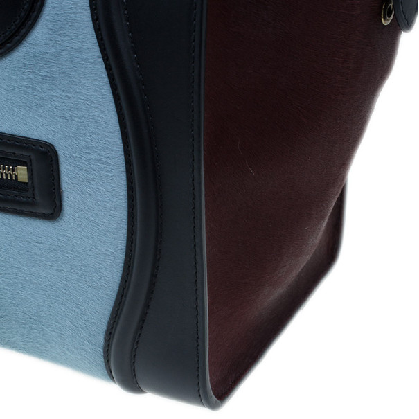 LC - Buy \u0026amp; Sell - Celine Tricolor Pony Hair Mini Luggage Tote