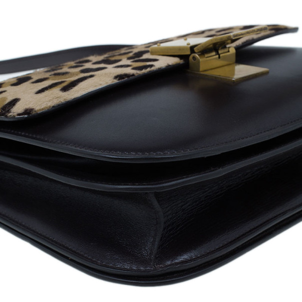 LC - Buy \u0026amp; Sell - Celine Leopard Print Leather Medium Classic Box Bag  