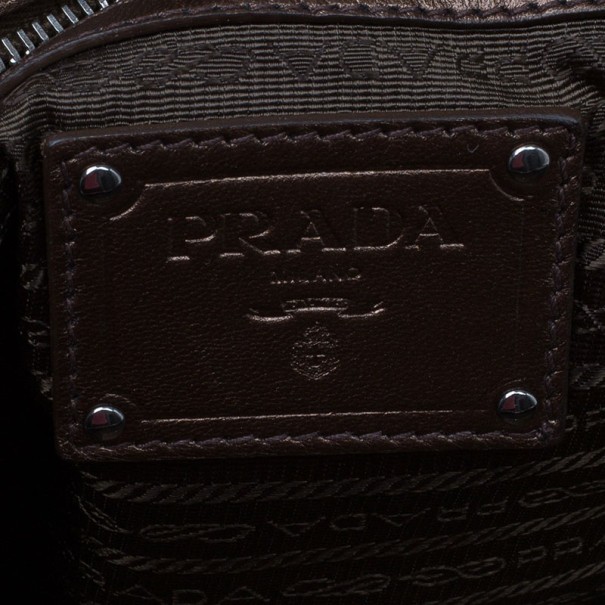 prada nylon hobo handbag - LC - Buy \u0026amp; Sell - Prada Bronze Metallic Nappa Ruffle Bag