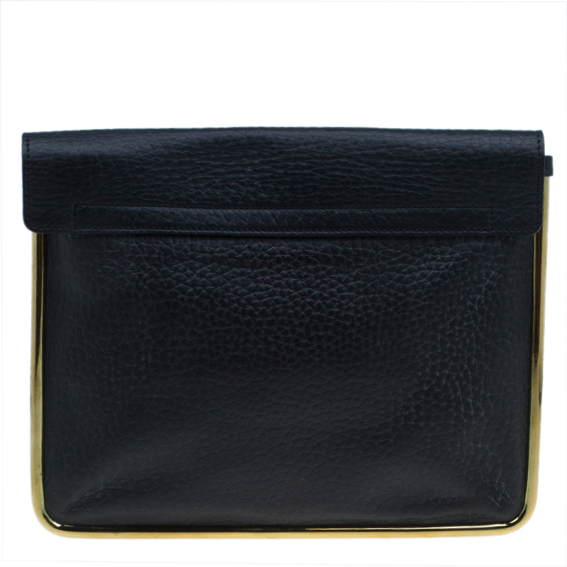 chloe handbags shop online - LC - Buy \u0026amp; Sell - Chloe Black Pebbled Leather Sally Envelope Clutch