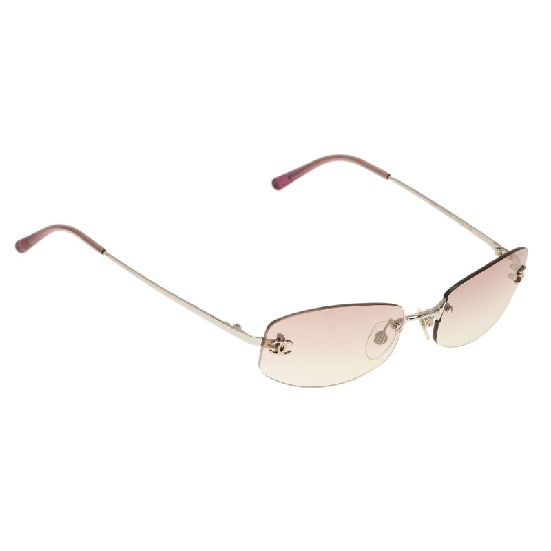 Chanel Purple 4002 Rimless Sunglasses - Buy & Sell - LC