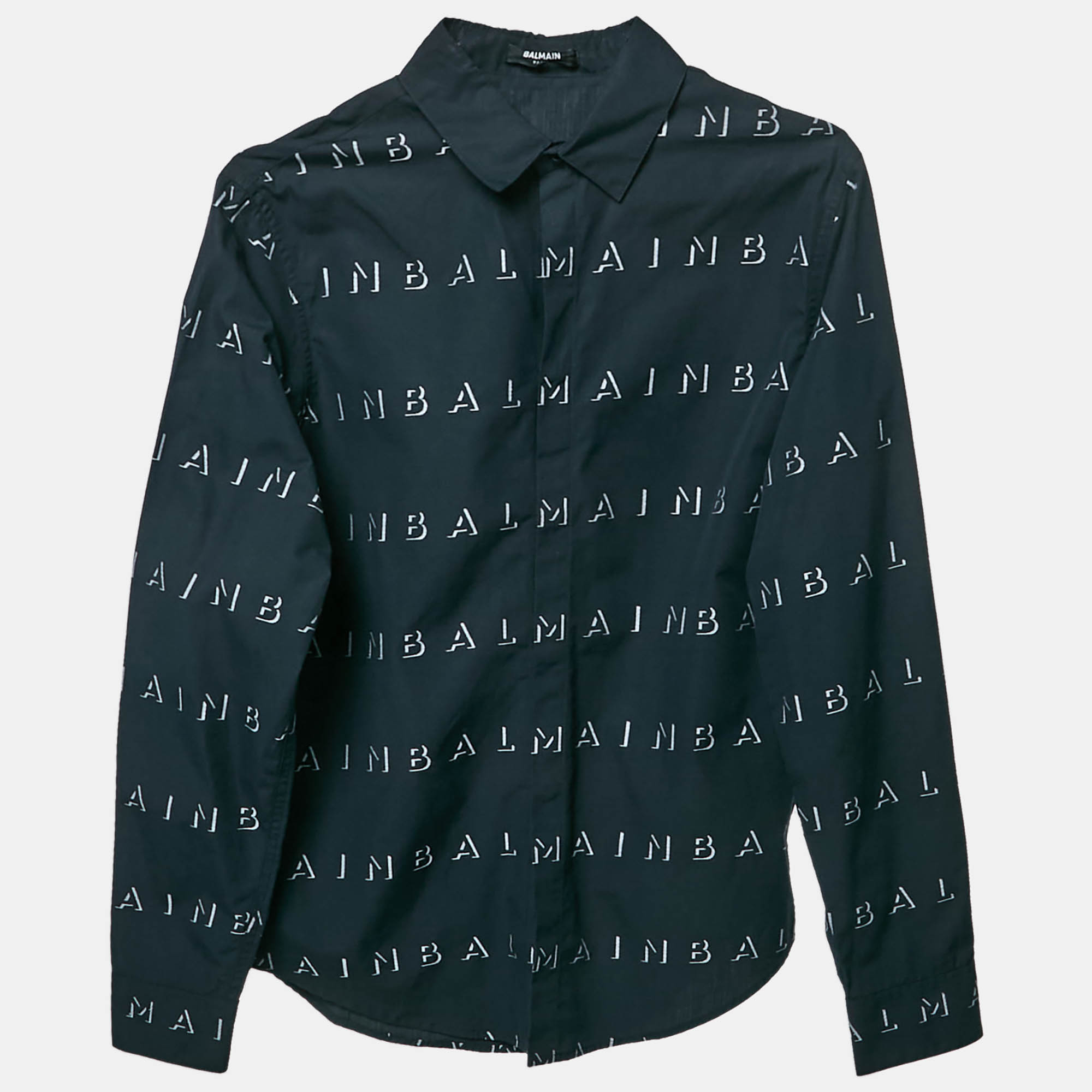 Balmain Kids Nay Blue Logo Embroidered Cotton Shirt 16 Yrs, Navy blue
Balmain Kids Nay Blue Logo Embroidered Cotton Shirt 16 Yrs, Navy blue