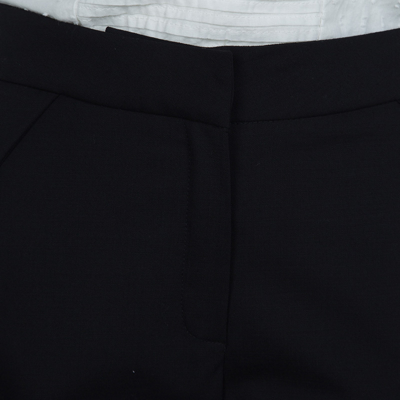 Dior Black Wool Tapered Trousers 10 Yrs