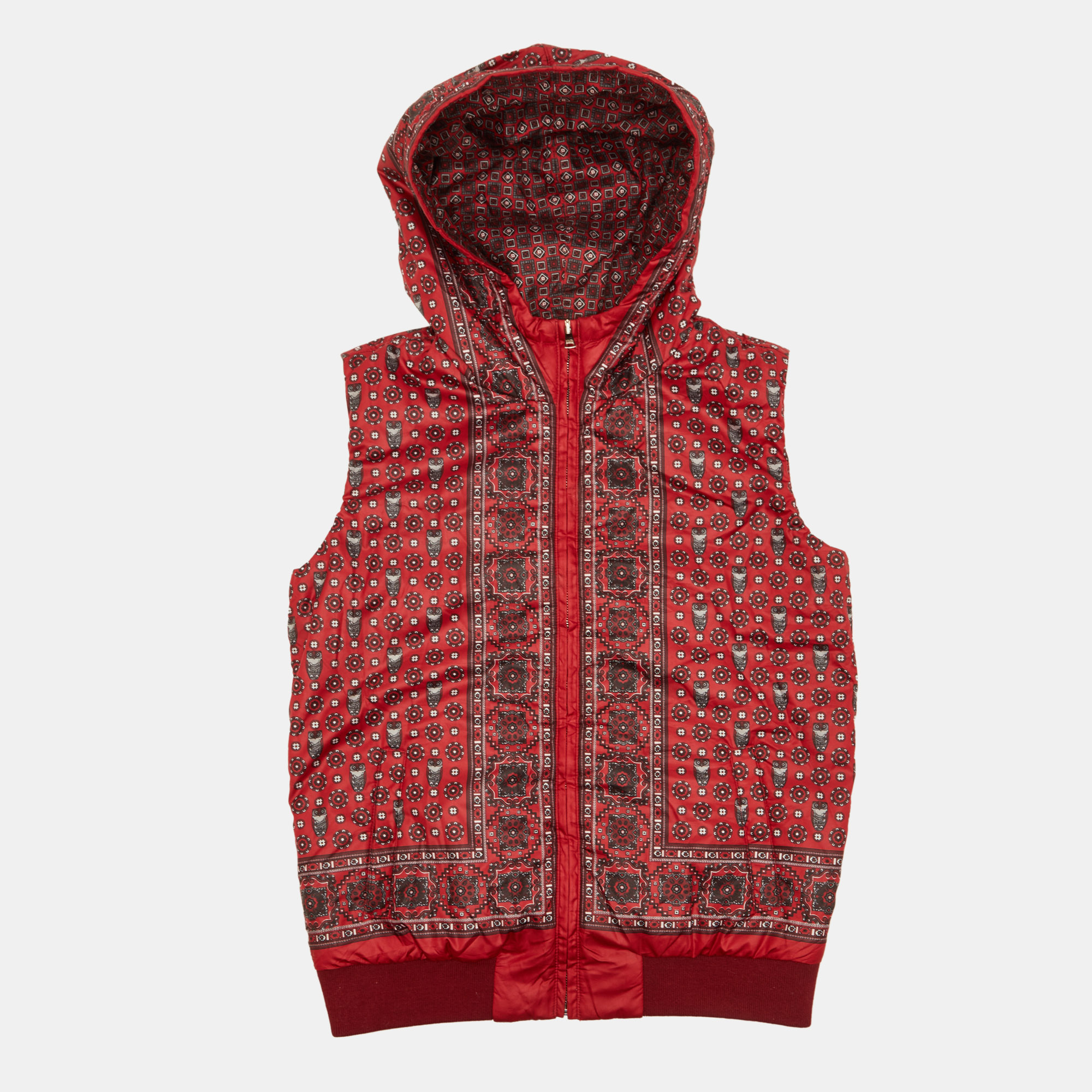 Dolce & Gabbana Kids Red Owl Printed Gillet Size 9/10 Yrs
Dolce & Gabbana Kids Red Owl Printed Gillet Size 9/10 Yrs