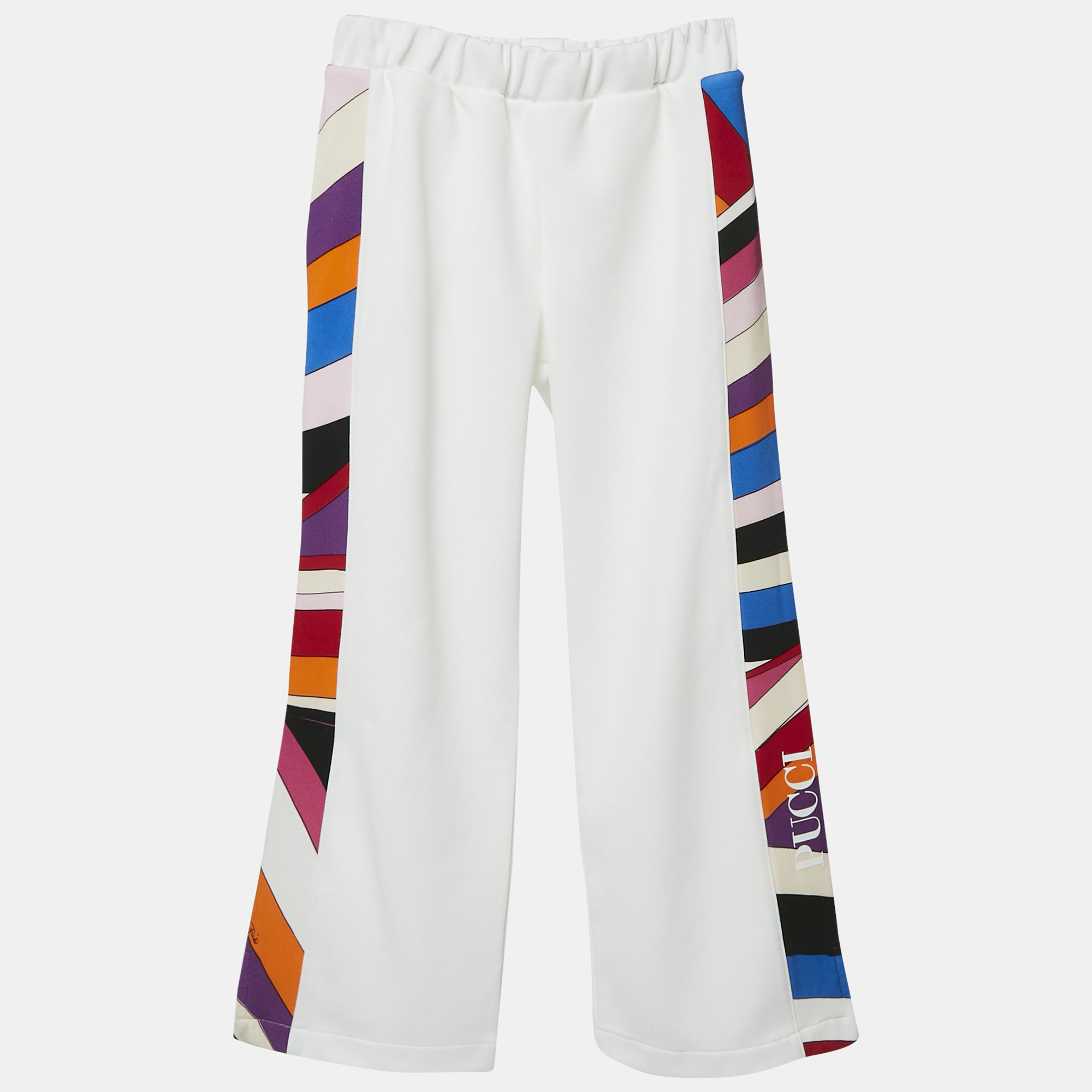 Emilio Pucci Kids White Logo Print Jersey Contrast Trimmed Pants 6 Yrs
Emilio Pucci Kids White Logo Print Jersey Contrast Trimmed Pants 6 Yrs