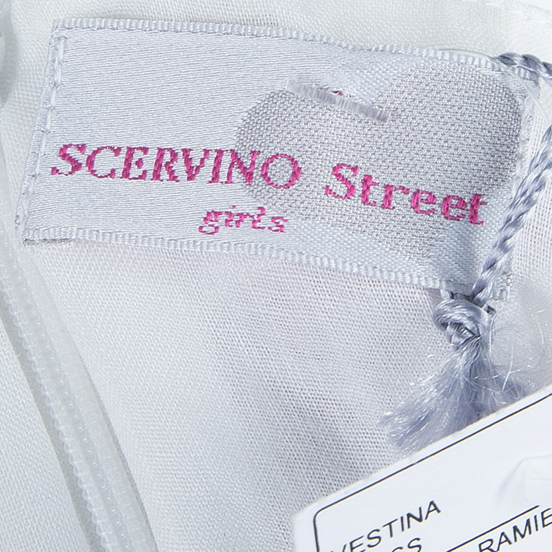Scervino Street Girls White Bodice Detail Sleeveless Dress 6 Yrs