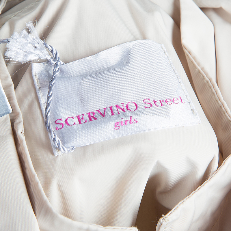 Scervino Street Girls Beige Trench Coat 6 Yrs