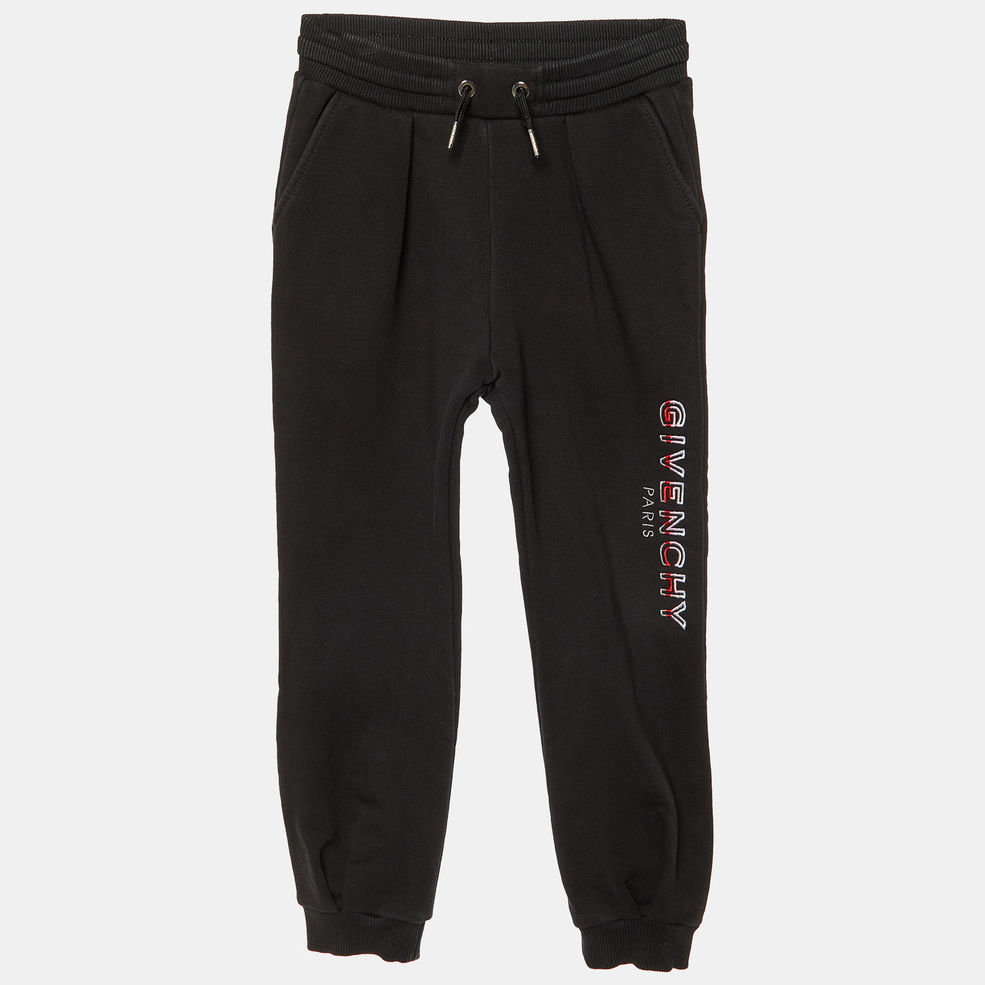 Givenchy Kids Black Cotton Logo Embroidered Joggers Size 6 Yrs
Givenchy Kids Black Cotton Logo Embroidered Joggers Size 6 Yrs