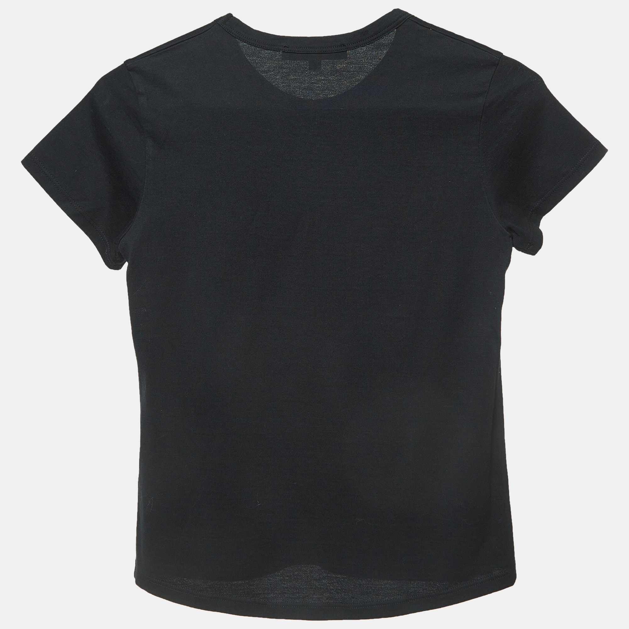 Givenchy Black Cracked Logo Print Cotton T-Shirt (12 Yrs)