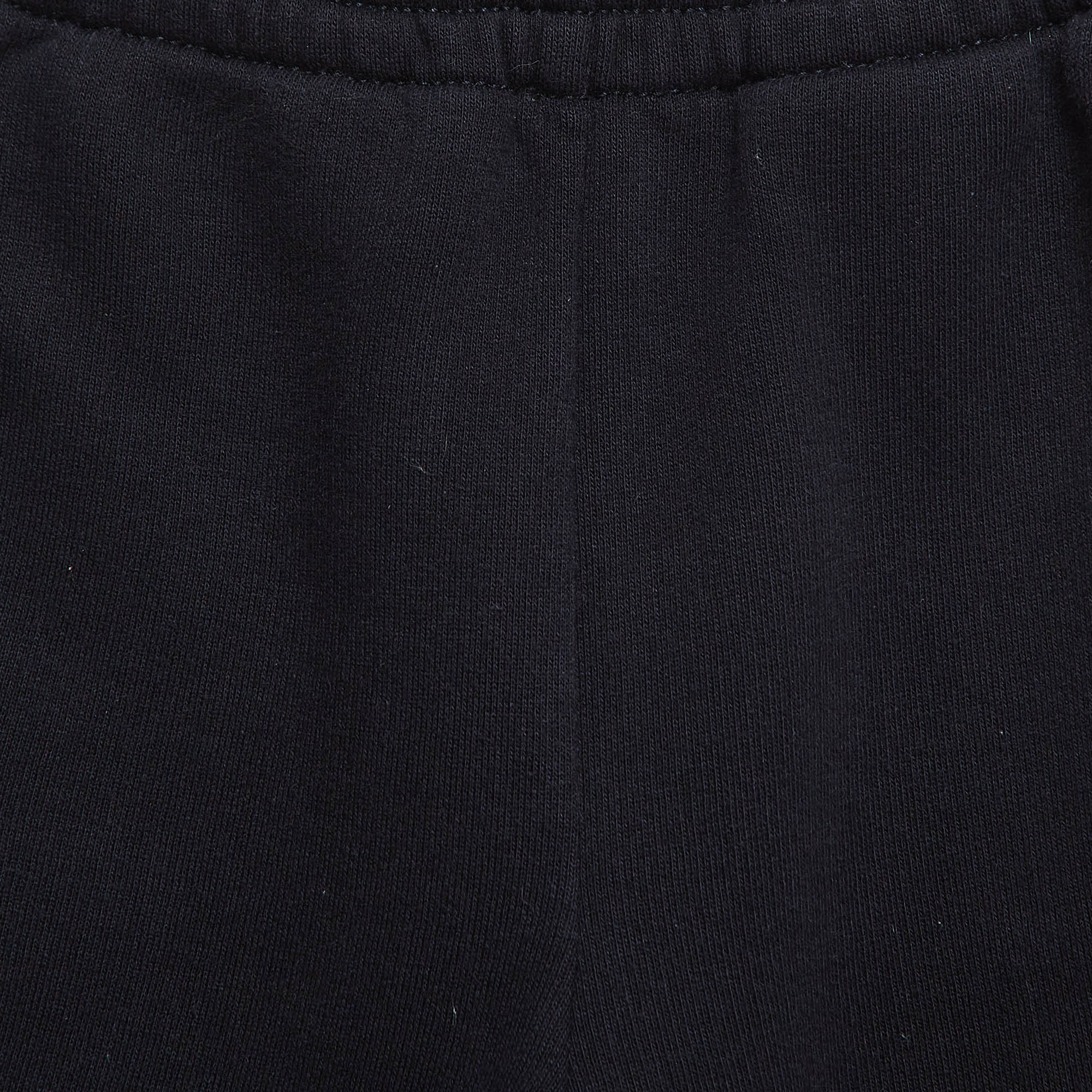 Gucci Navy Blue Cotton Knit Logo Tape Detail Trackpants 6 Yrs