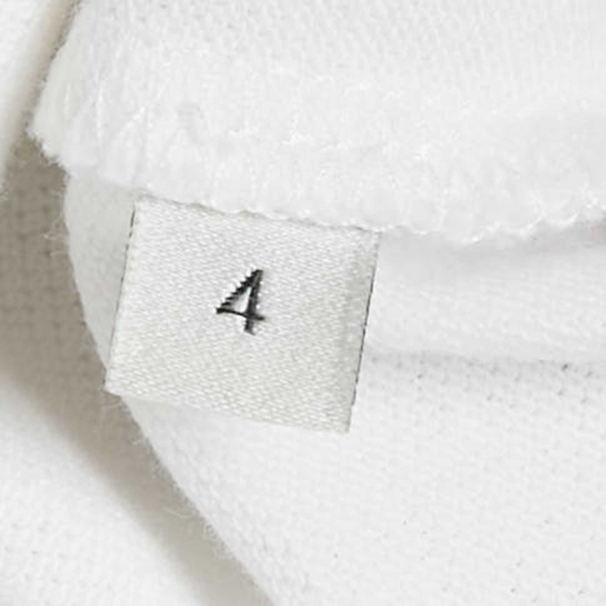 Gucci Kids White Logo Collar Detail Cotton Pique Polo Shirt 4 Yrs