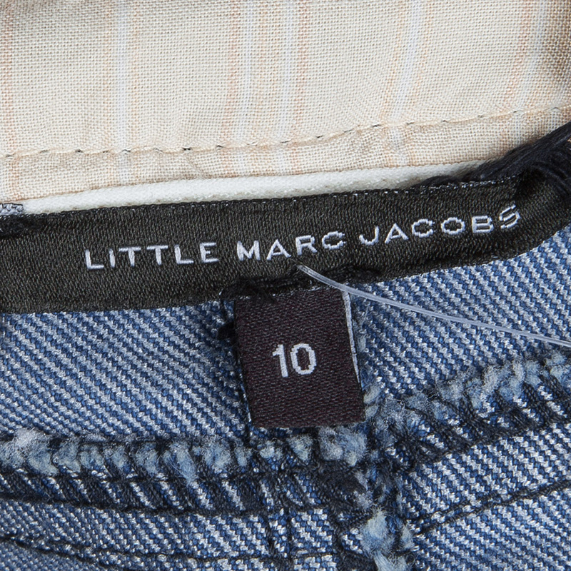 Little Marc Jacobs Indigo Denim Mini Skirt 10 Yrs