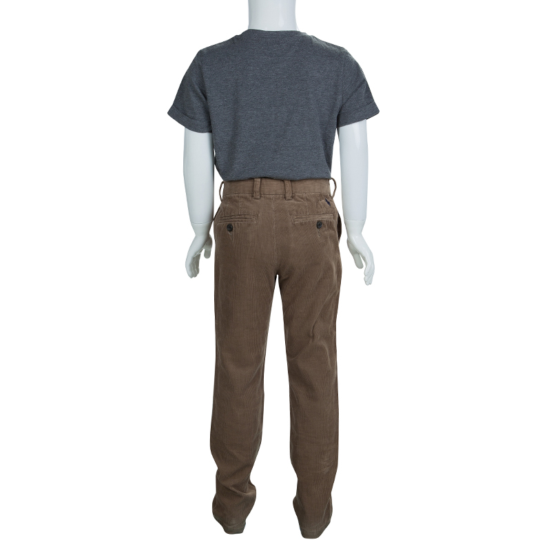 Polo By Ralph Lauren Brown Corduroy Trousers 6 Yrs