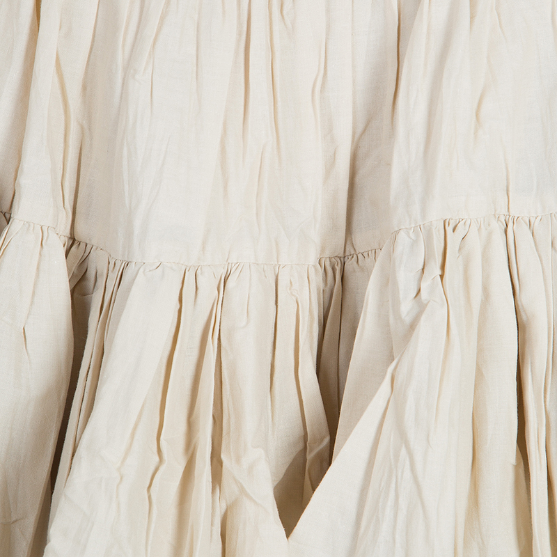 Roma E Tosca Beige Cotton Skirt 12 Yrs