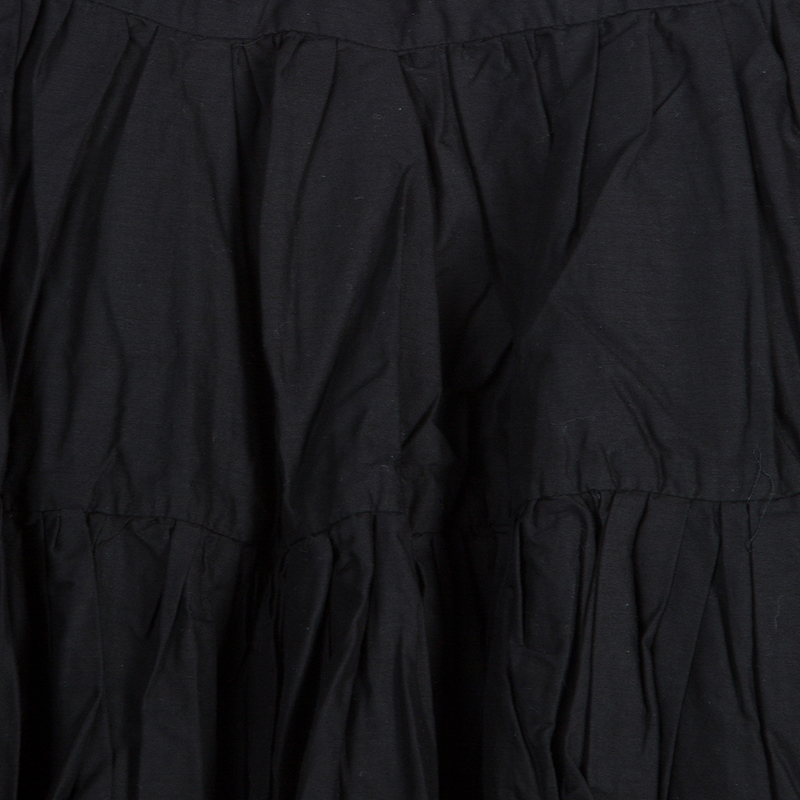 Roma E Tosca Black Cotton Skirt 14 Yrs