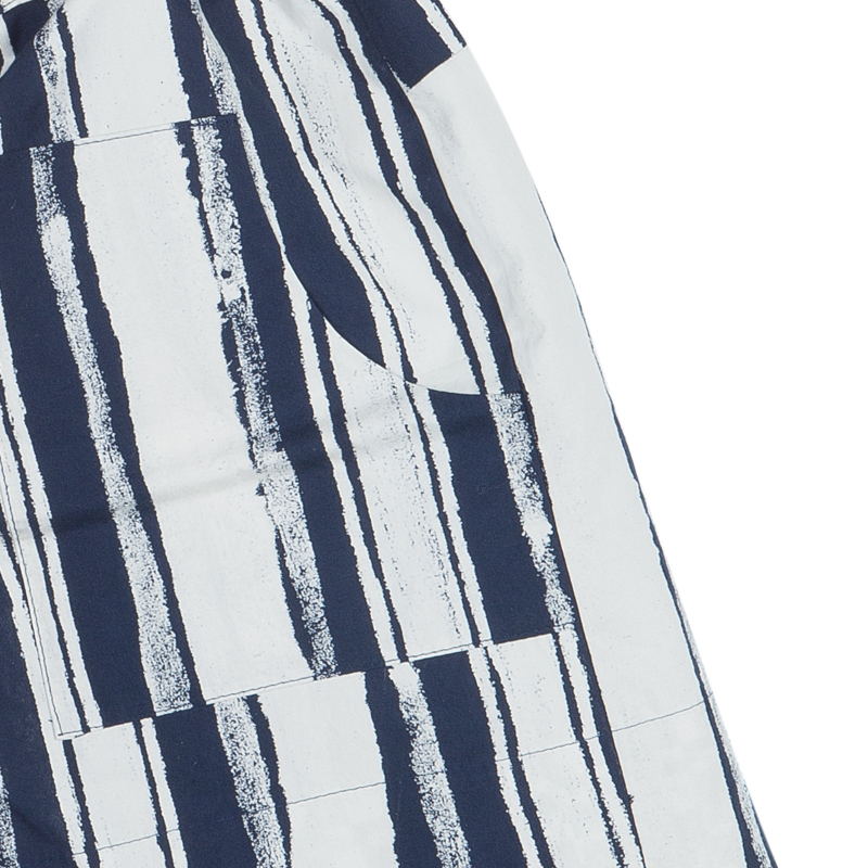 Roma E Tosca Blue & White Striped Adjustable Shorts 14 Yrs