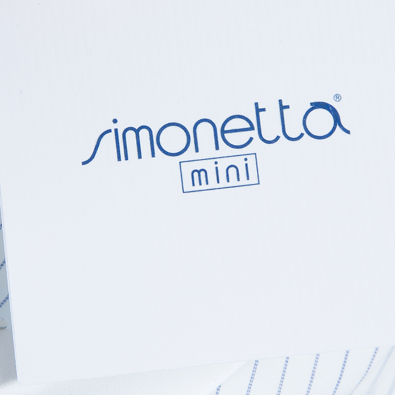 Simonetta Mini White Pinstripe Shirt 7 Yrs