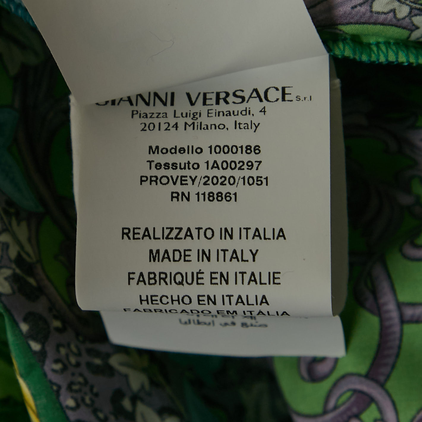 Versace Kids Multicolor Printed Cotton Smocked Sleeveless Dress 8 Yrs