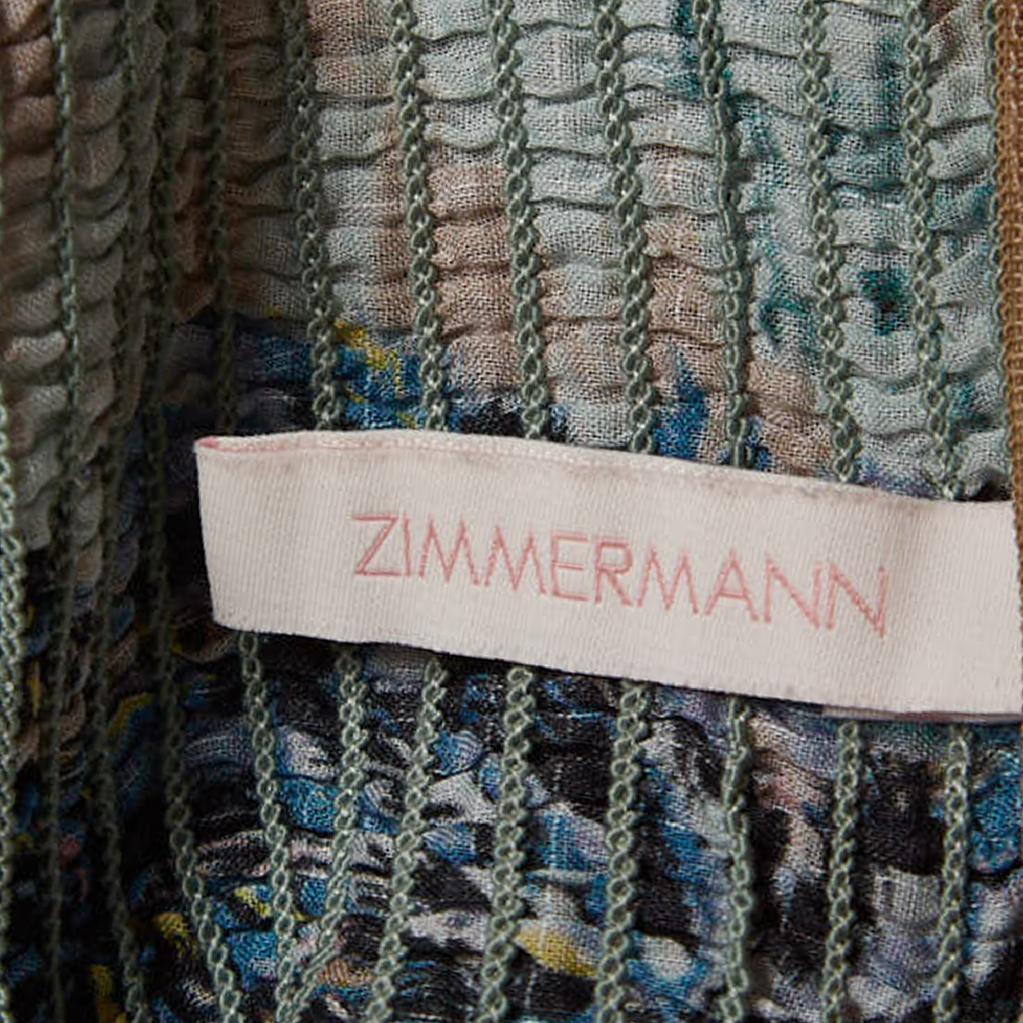 Zimmermann Multicolor Printed Cotton Tiered Dress (10 Yrs)