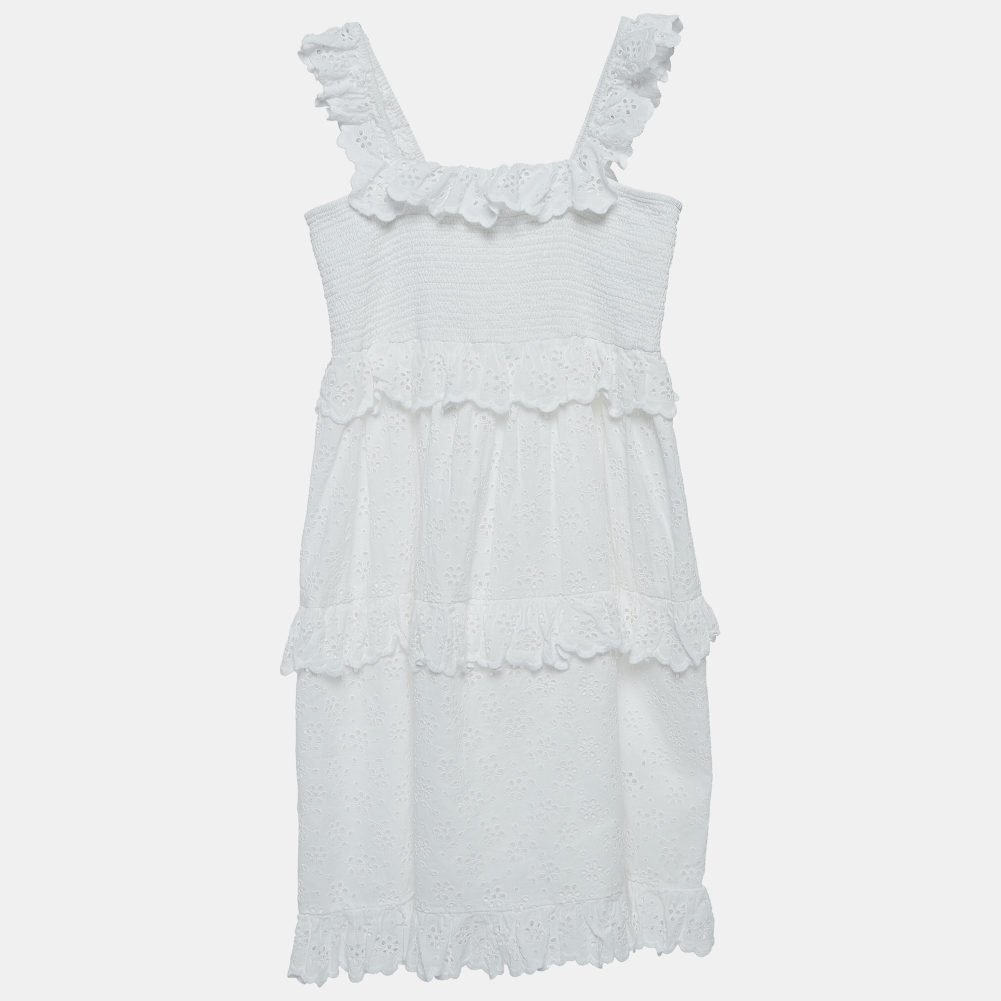 Zimmermann White Eyelet Cotton Dress (10 Yrs)