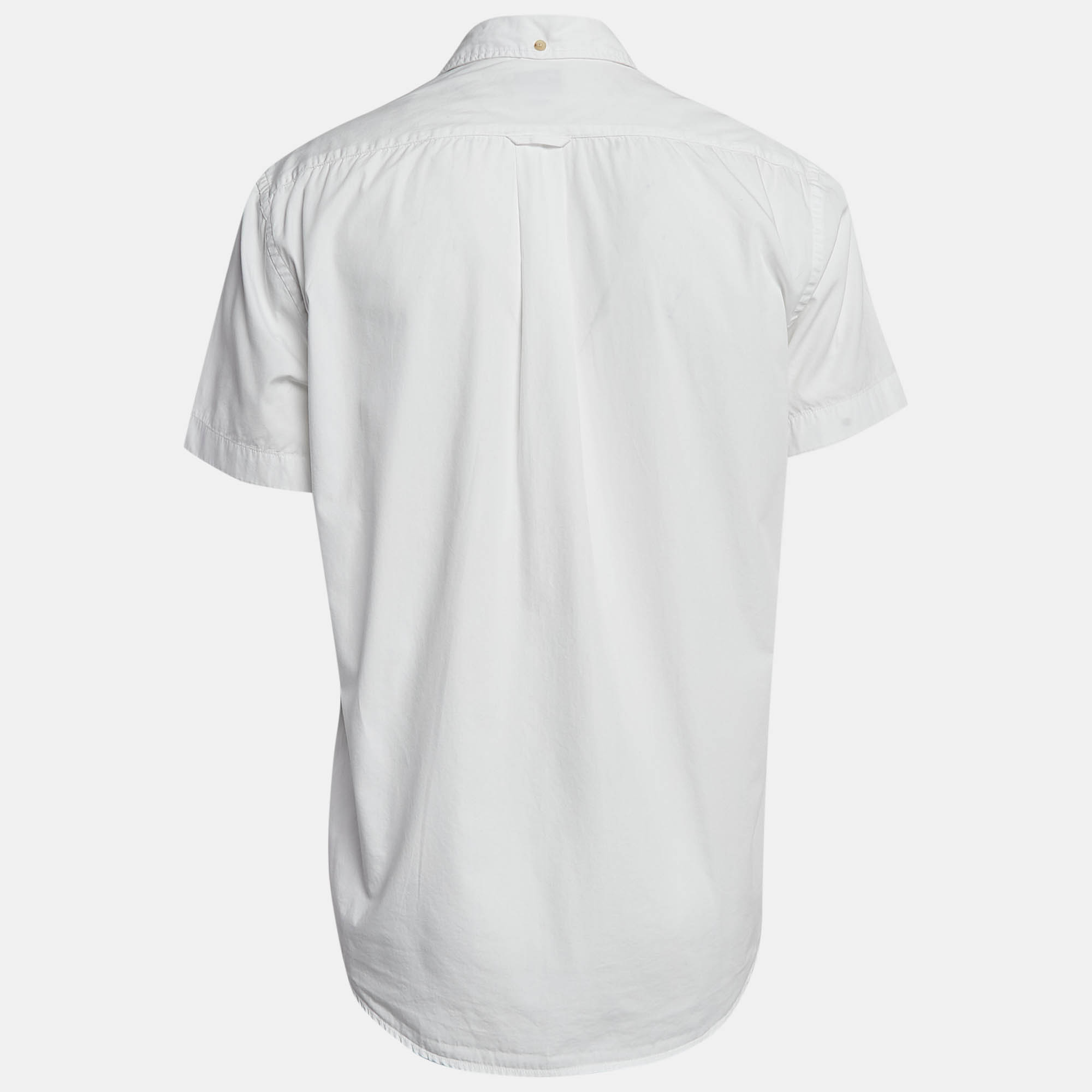 Acne Studios White Cotton Short Sleeve Shirt L