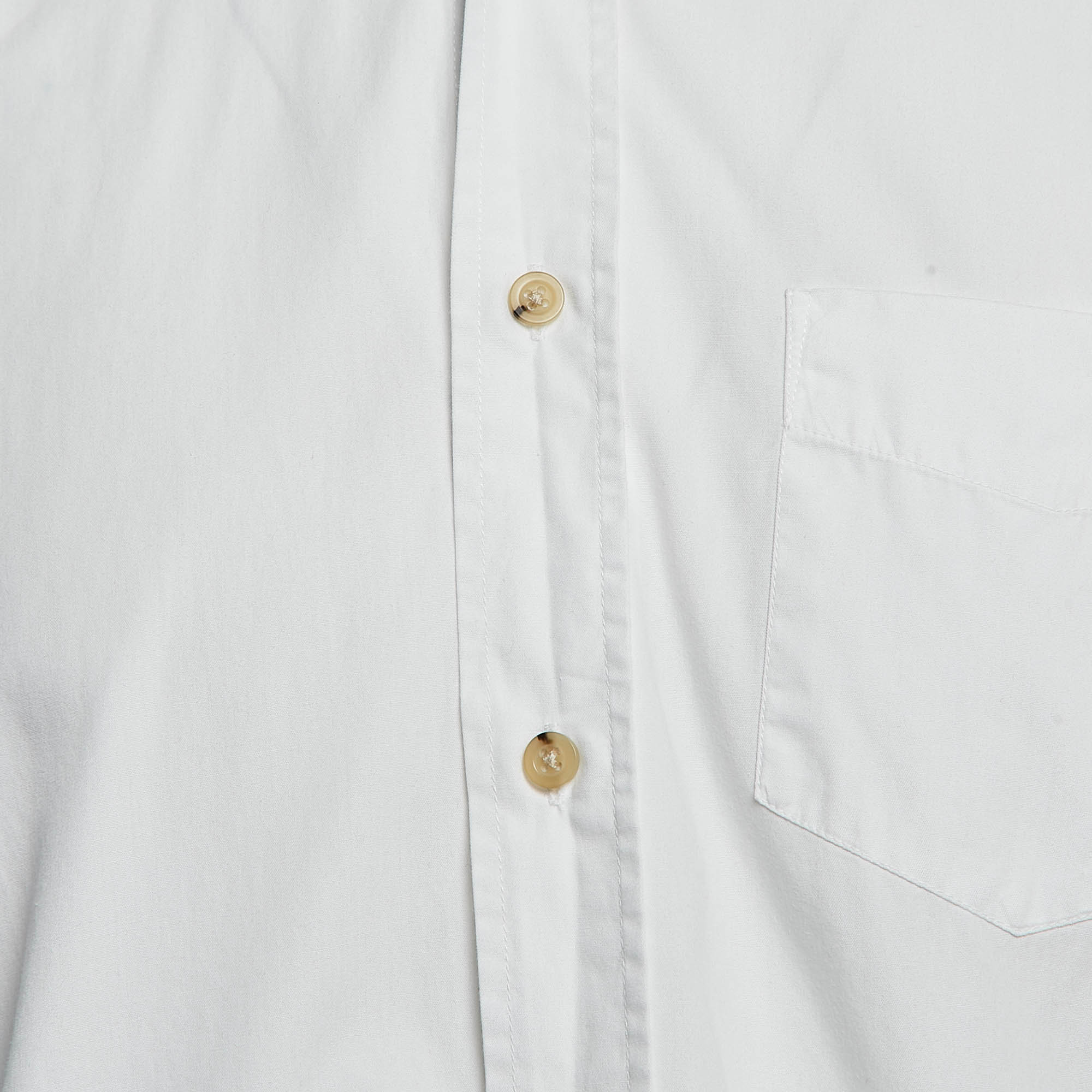 Acne Studios White Cotton Short Sleeve Shirt L