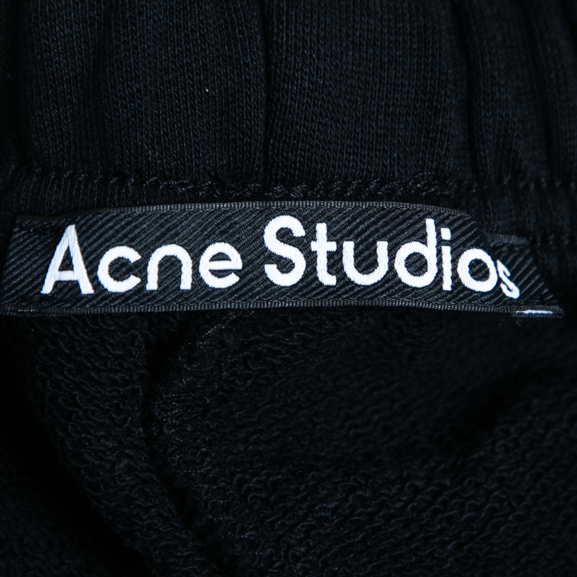 Acne Studios Black Cotton Sweatpants L