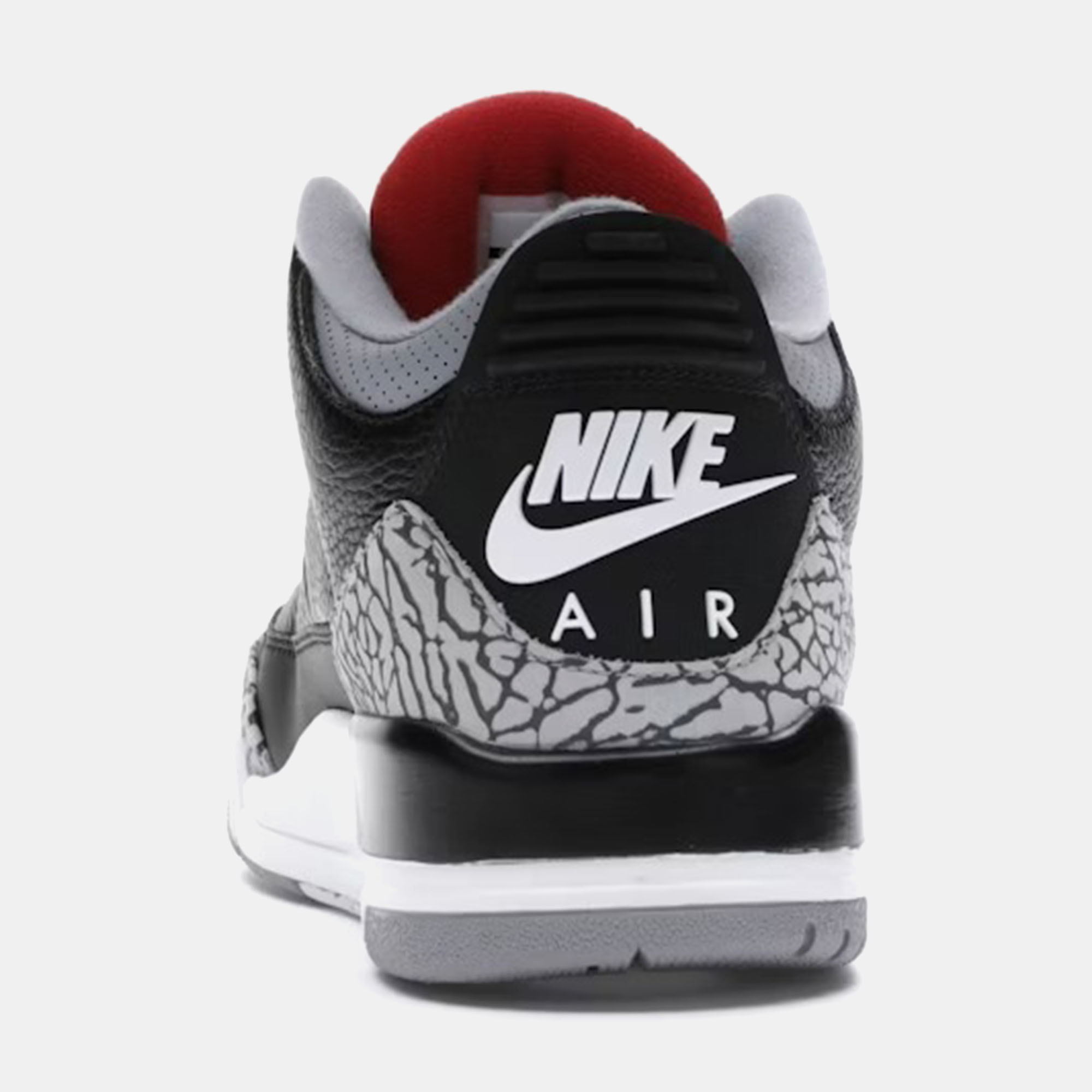 Air Jordan Black Jordan 3 Retro Black Cement (2018) Sneaker Size EU 41