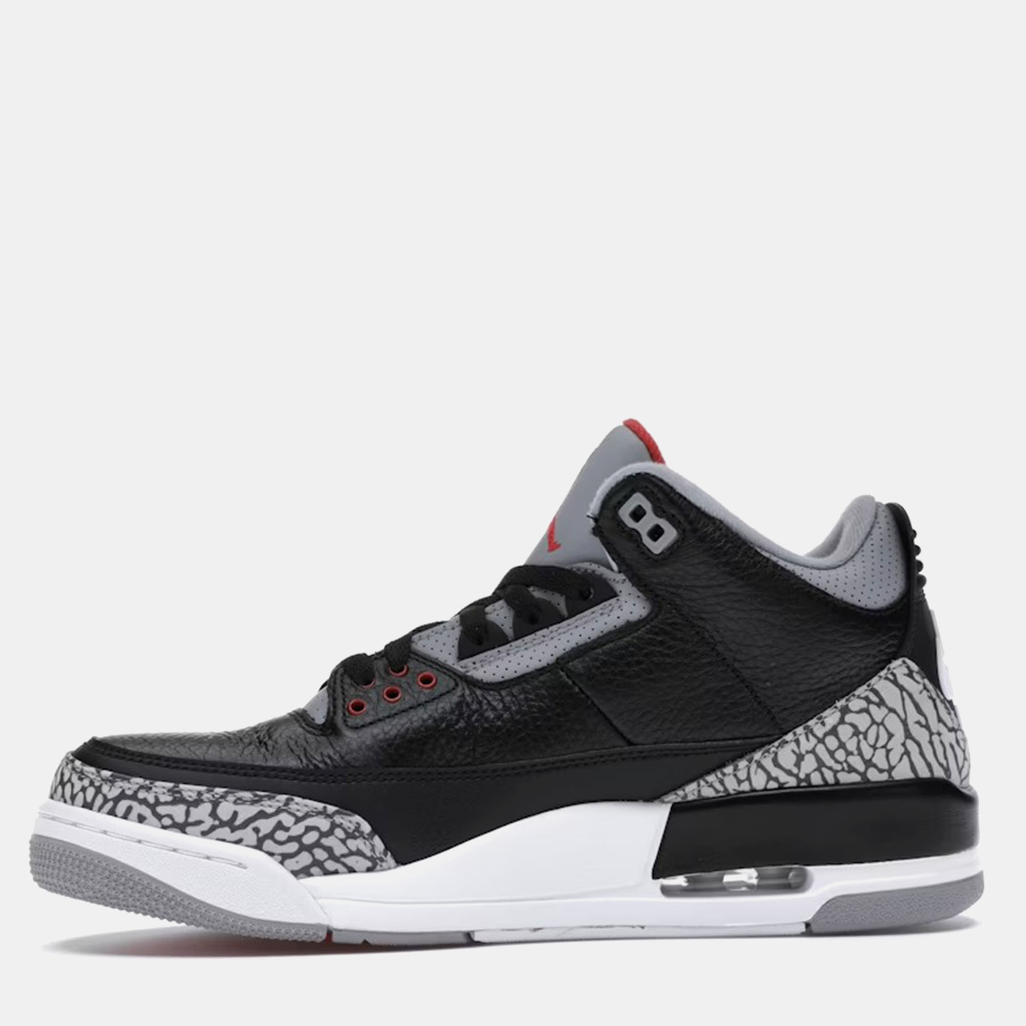 Air Jordan Black Jordan 3 Retro Black Cement (2018) Sneaker Size EU 41