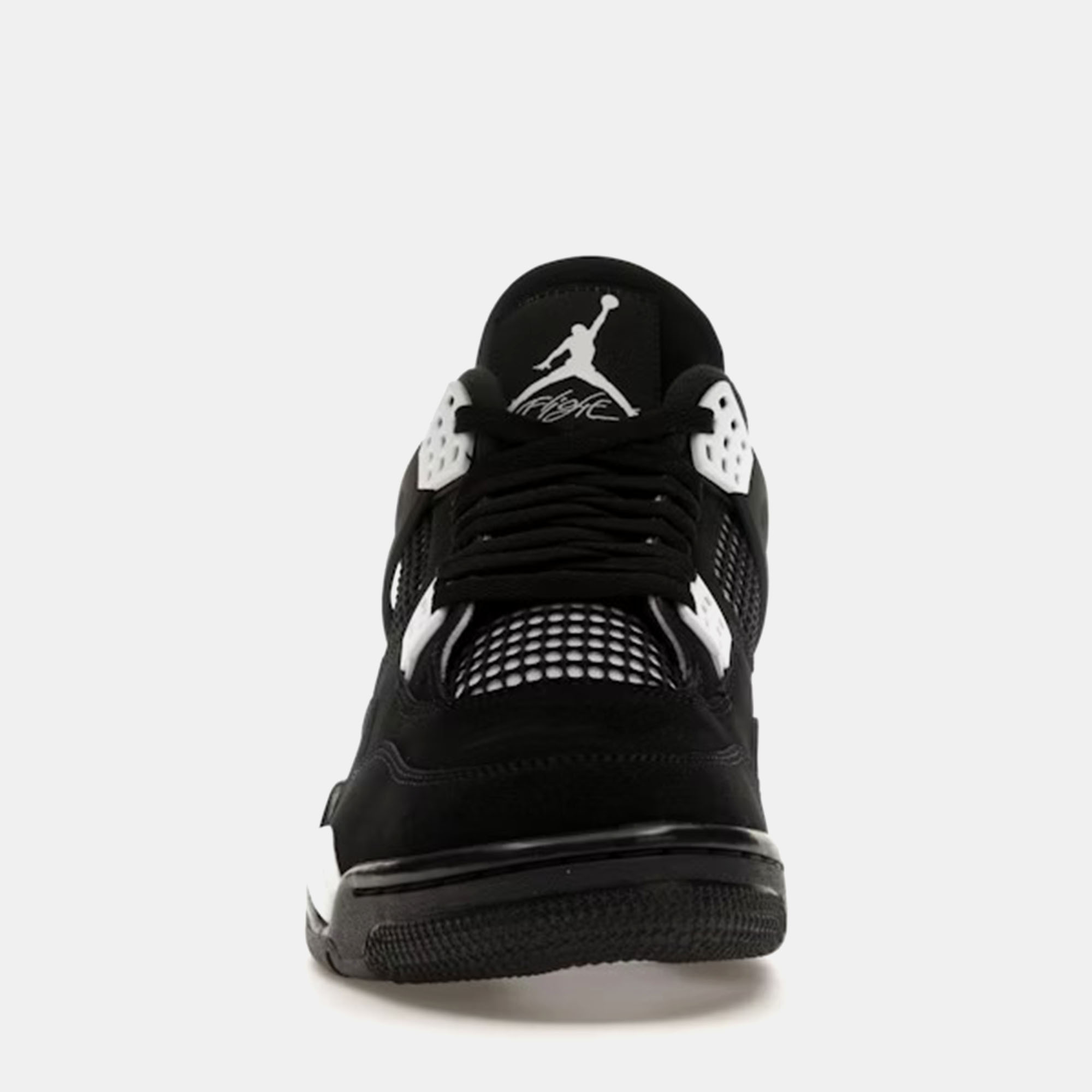 Air Jordan Black Jordan 4 Retro White Thunder Sneaker Size EU 41