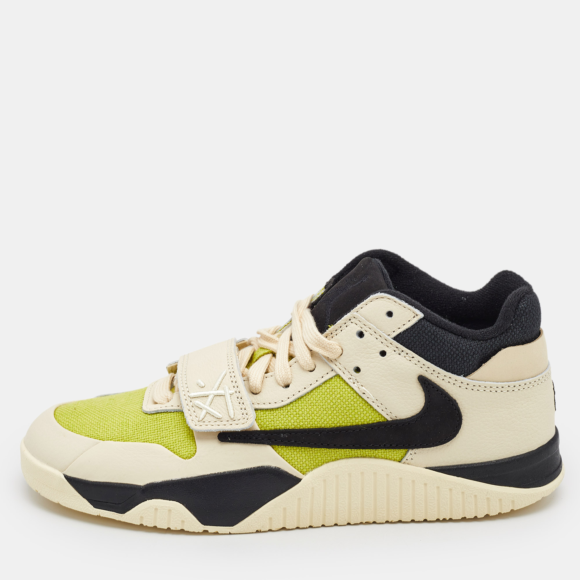Air Jordans Multicolor Leather and Canvas Jordan Jumpman Jack TR Travis Scott Bright Cactus Sneakers Size 41
Air Jordans Multicolor Leather and Canvas Jordan Jumpman Jack TR Travis Scott Bright Cactus Sneakers Size 41