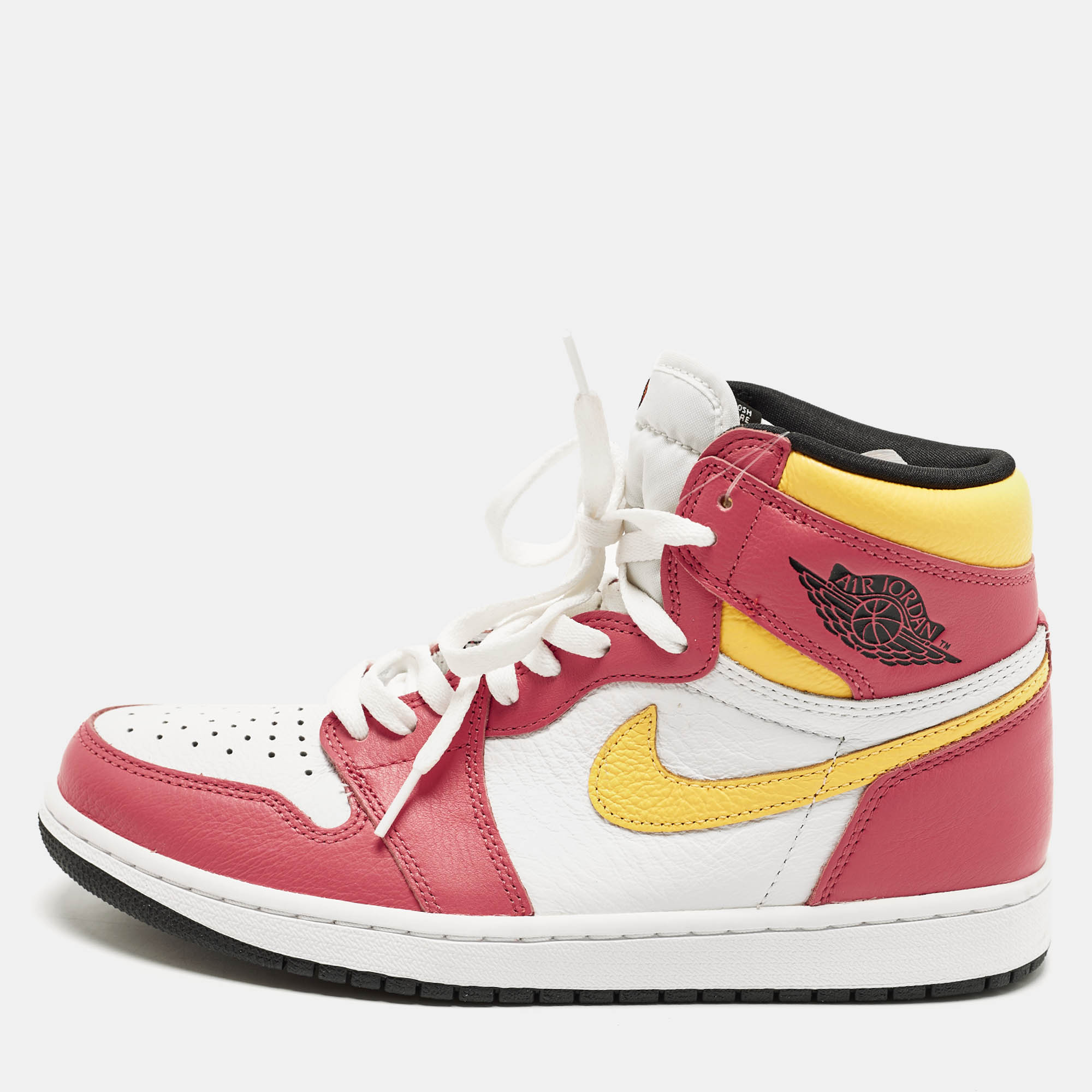 Air Jordans Jordan 1 Retro OG Light Fusion Red Size 42.5 Multicolor Leather High Top Sneakers
Air Jordans Jordan 1 Retro OG Light Fusion Red Size 42.5 Multicolor Leather High Top Sneakers