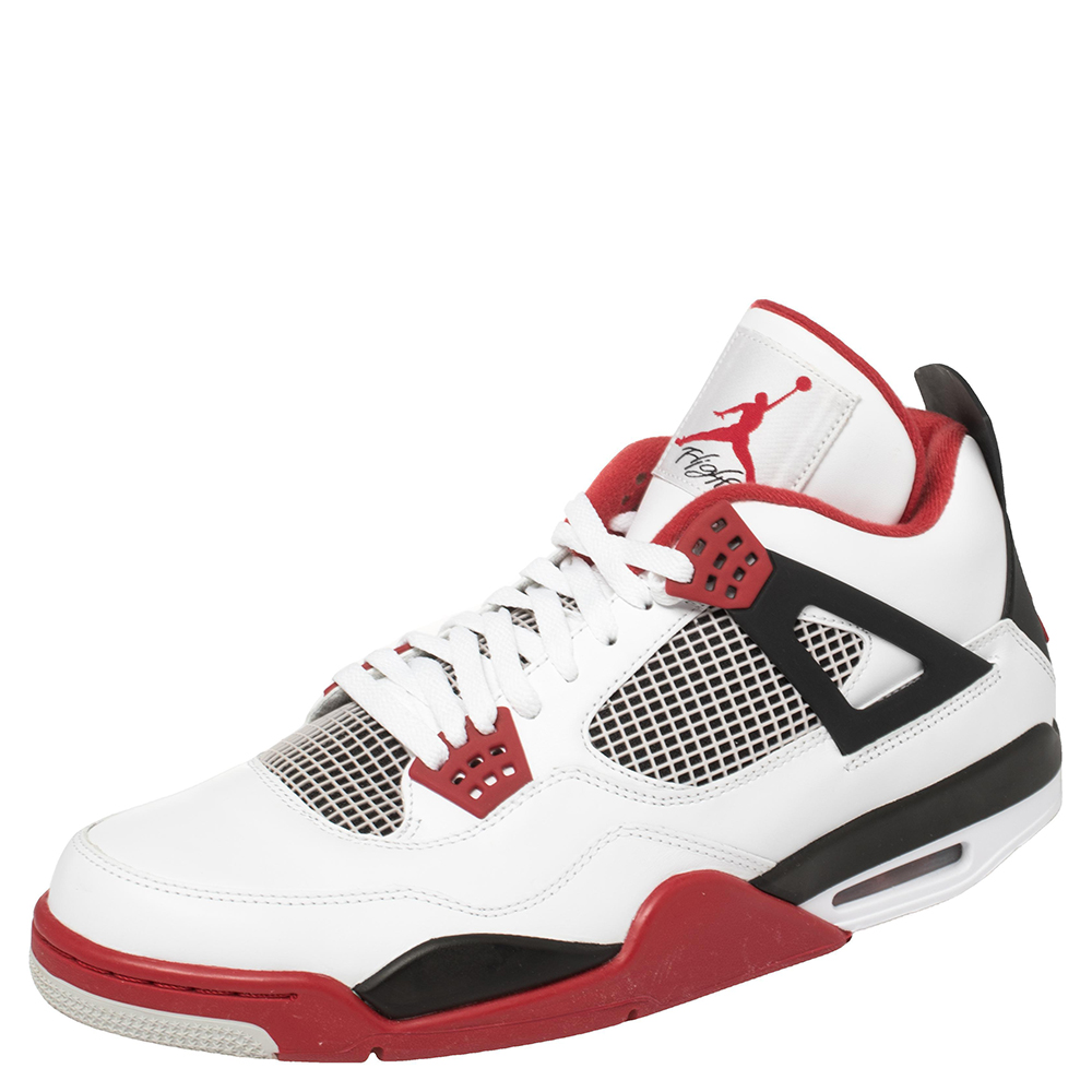 Air Jordan 4 Retro Fire Red (2020) Sneakers Size 47.5