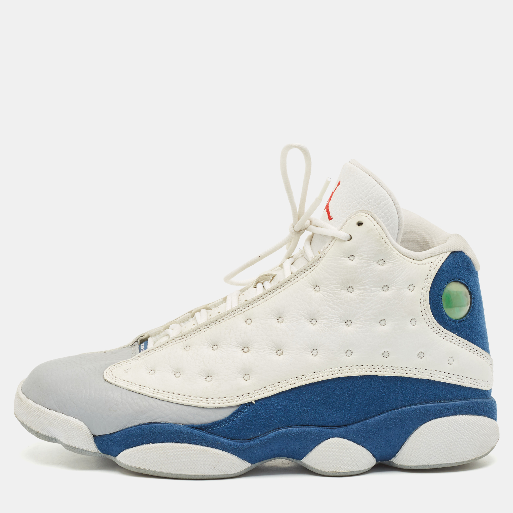 Air Jordans Multicolor Leather and Durabuck Jordan 13 Retro French Blue Sneakers Size 45
Air Jordans Multicolor Leather and Durabuck Jordan 13 Retro French Blue Sneakers Size 45