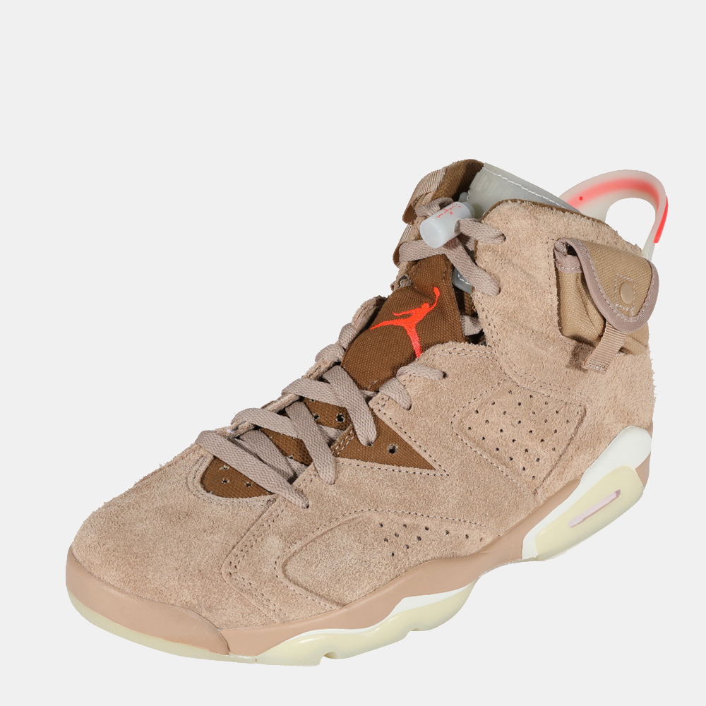 

Air Jordan x Travis Scott Jordan 6 Retro 'British Khaki' Sneaker US 8.5 IT 42, Beige