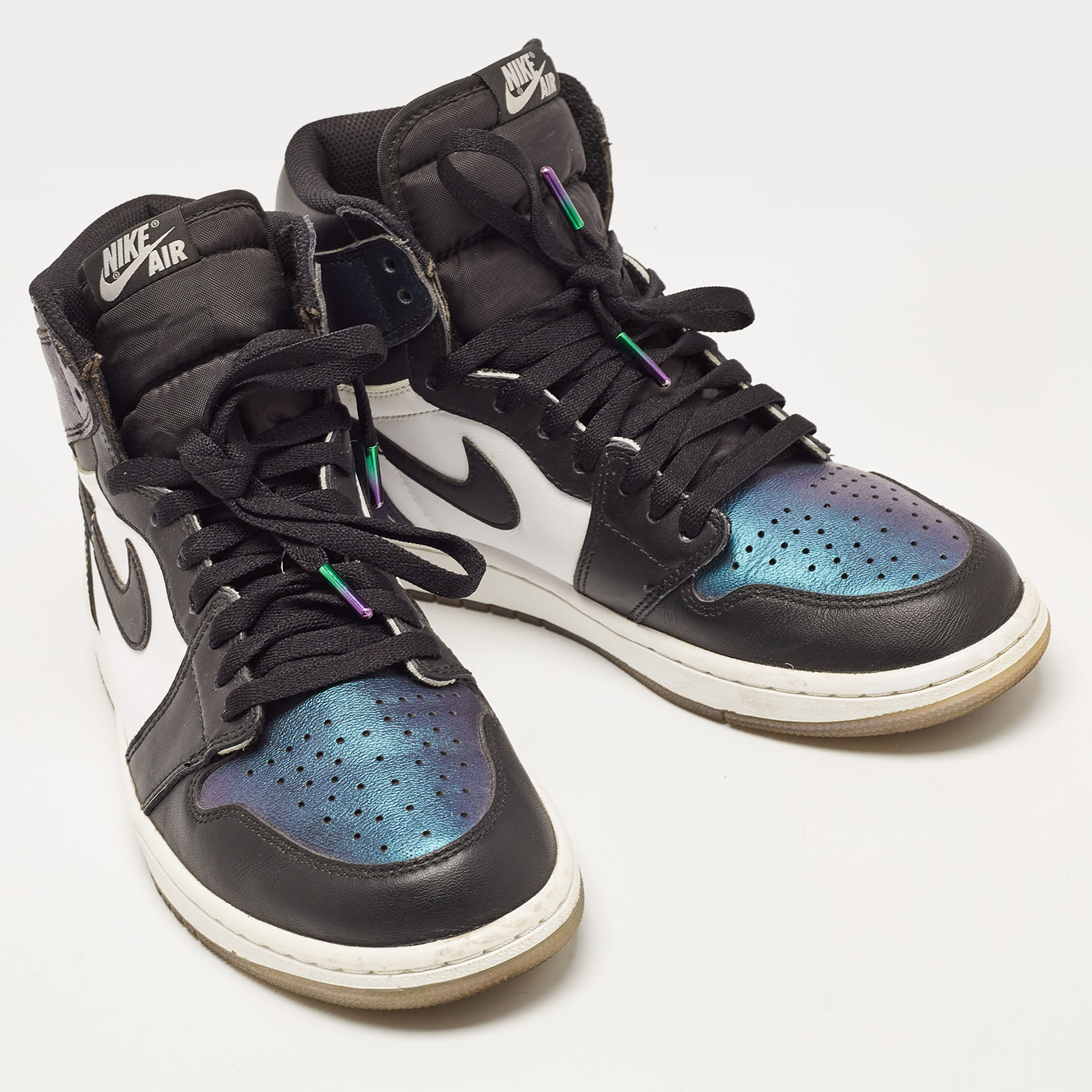 Air Jordan Multicolor Leather Jordan 1 Retro All-Star Chameleon Sneakers Size 42.5