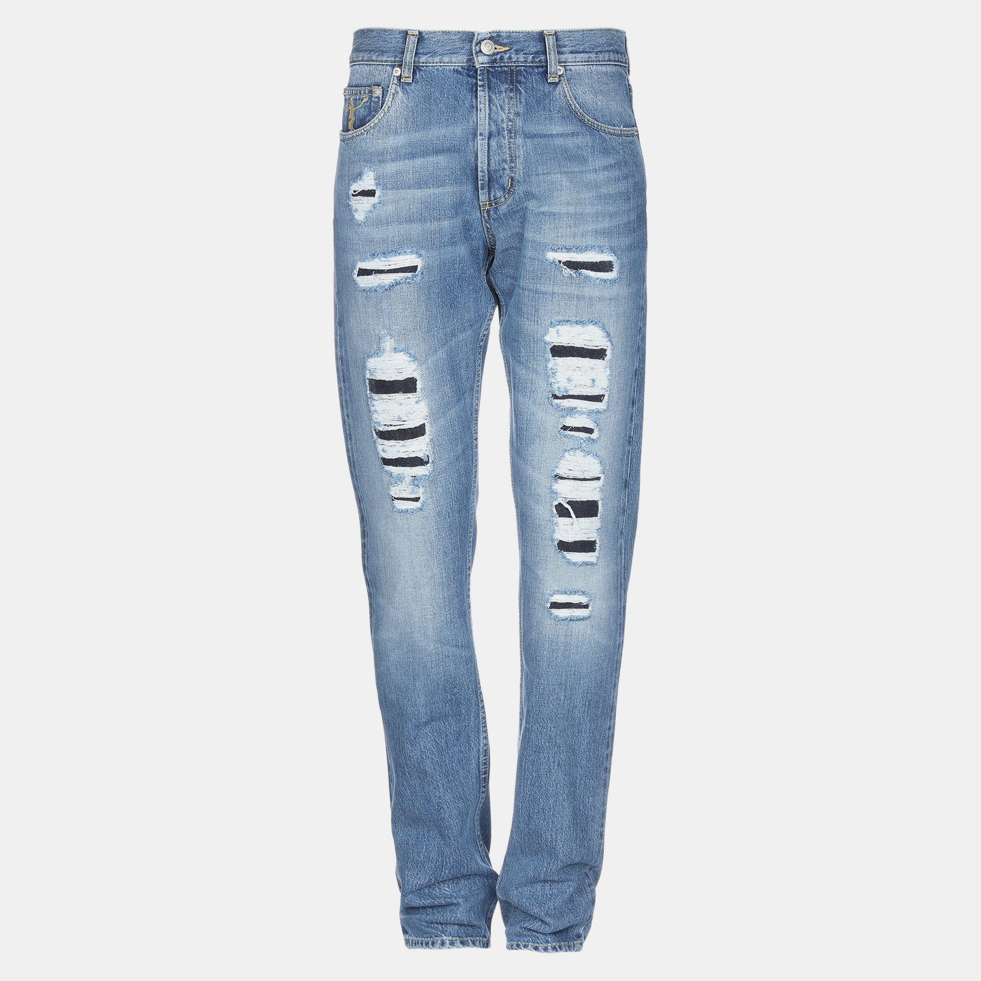Alexander mcqueen cotton jeans 46
