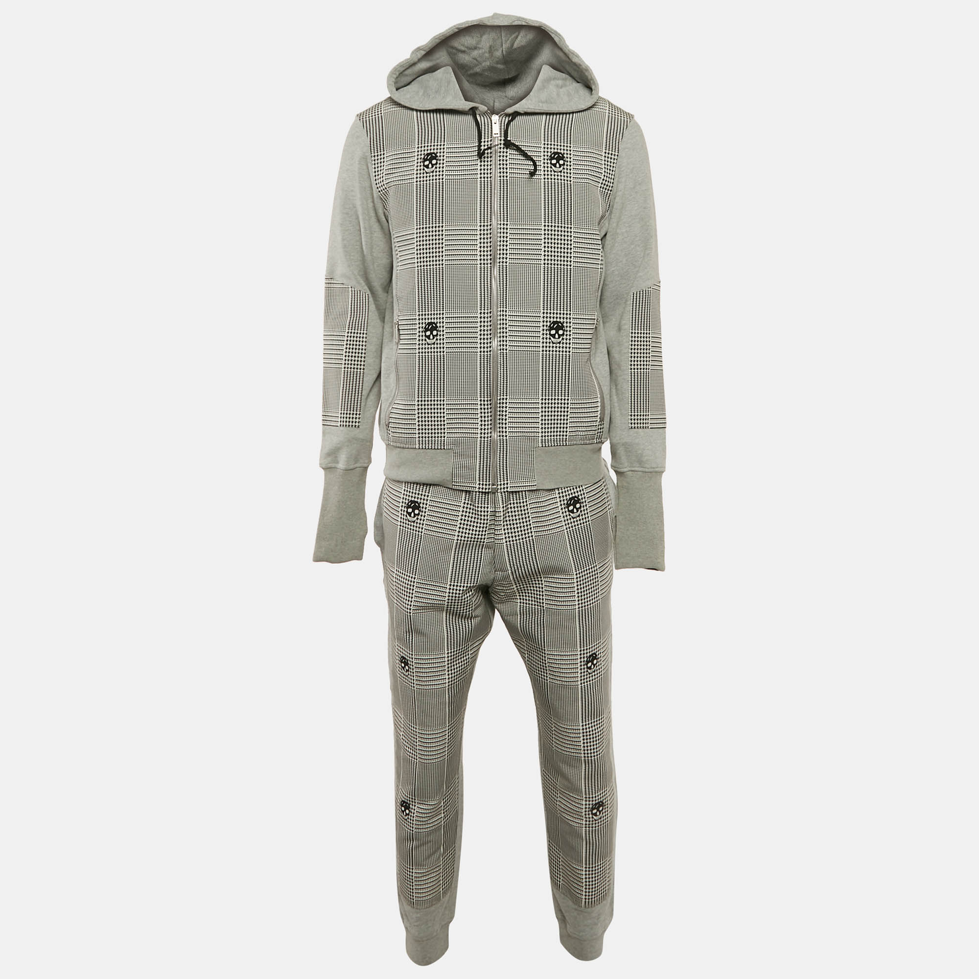 Alexander McQueen Grey Cotton Knit and Cotton Blend Hoodie and Pants Set L
Alexander McQueen Grey Cotton Knit and Cotton Blend Hoodie and Pants Set L