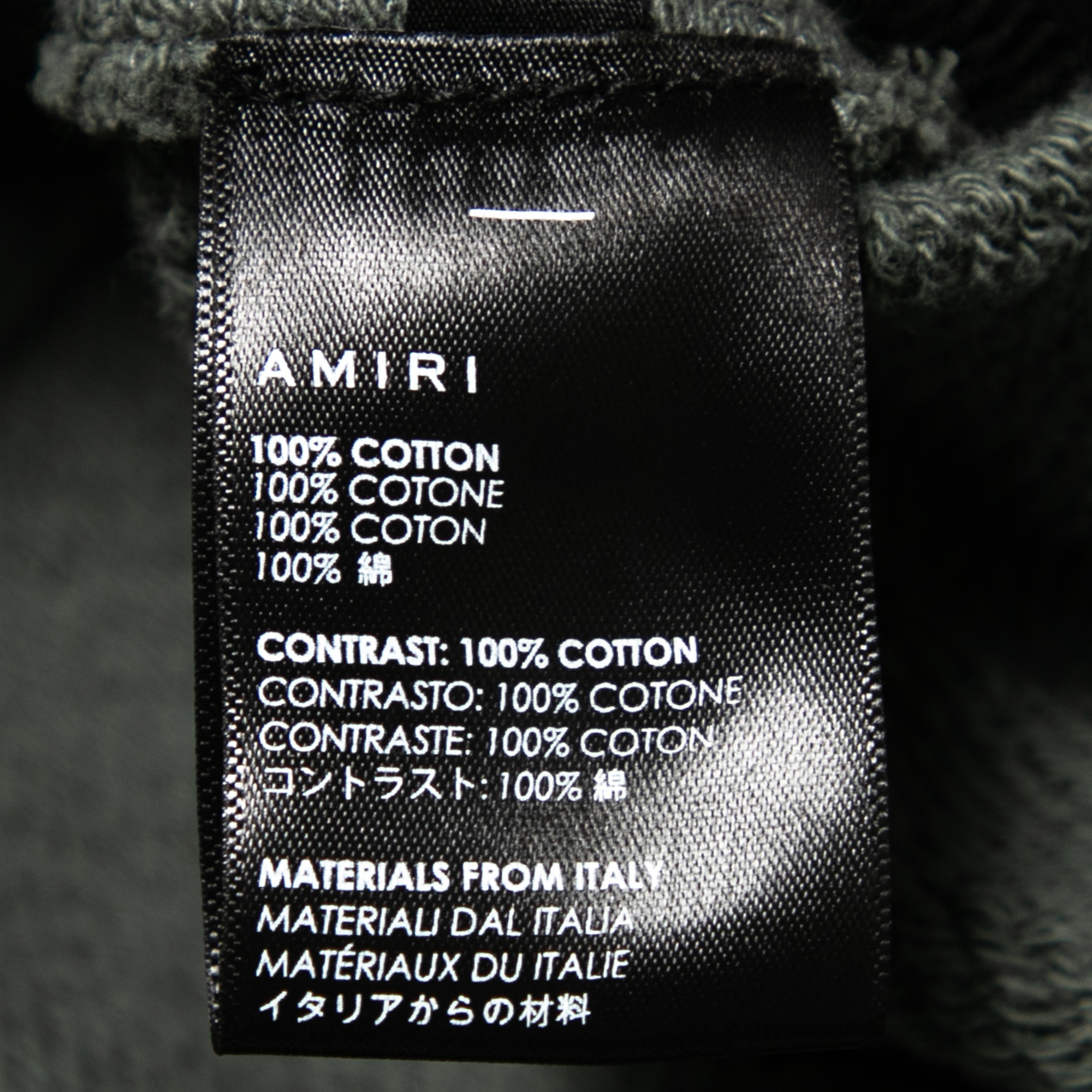 Amiri Green Cotton Knit Pocket Detailed Slim Fit Sweatpants M