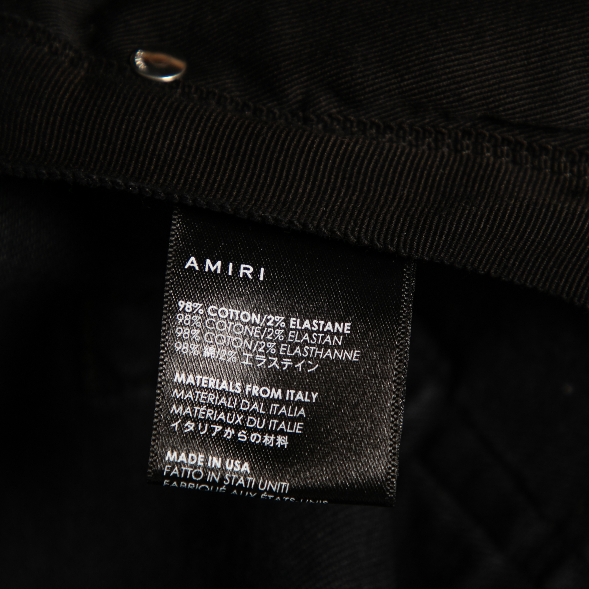Amiri Black Distressed Denim Slim Fit Jeans M